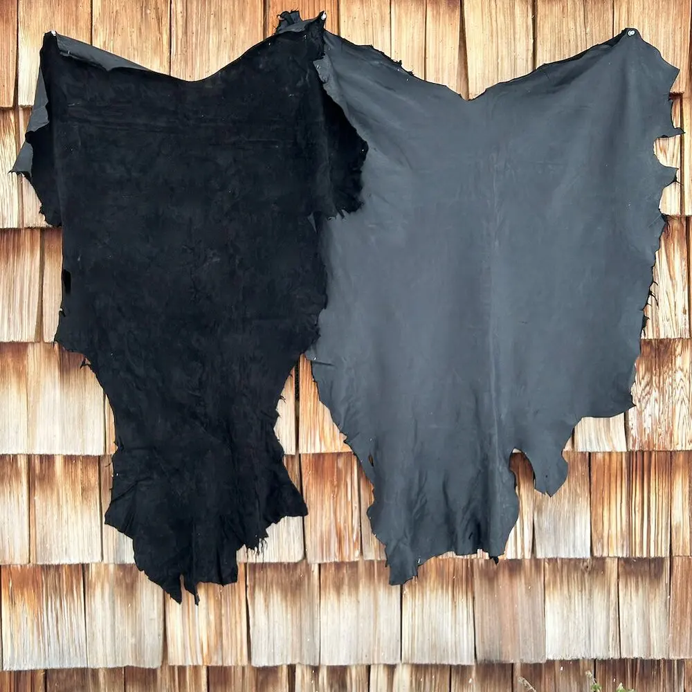 Black Deer Glossy Leather
